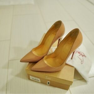 Christian Louboutin Tan Stiletto Heels
